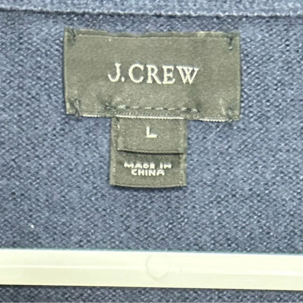 J.Crew Men’s / Unisex V-Neck Sweater – Size Large – Deep Navy Pullover